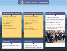 Tablet Screenshot of hospiz-kempten.de